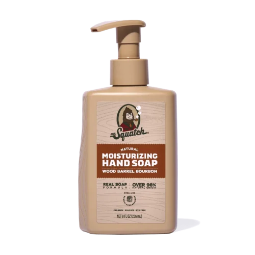 Wood Barrel Bourbon Hand Soap