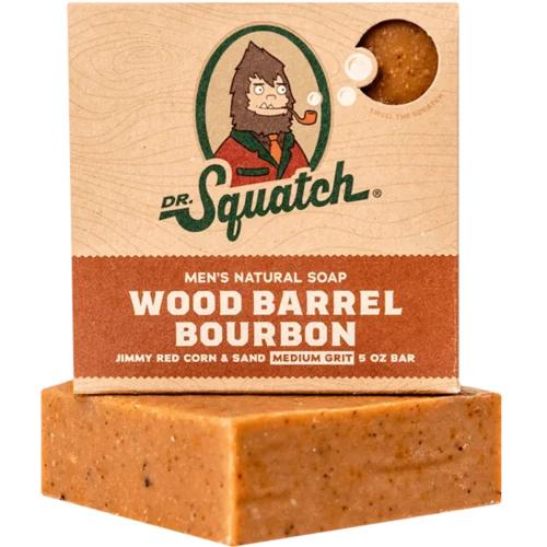 Essentials: Wood Barrel Bourbon Bar Soap
