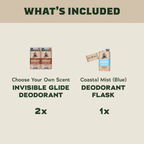Alternative view of 2-Pack Glide + Deo Flask