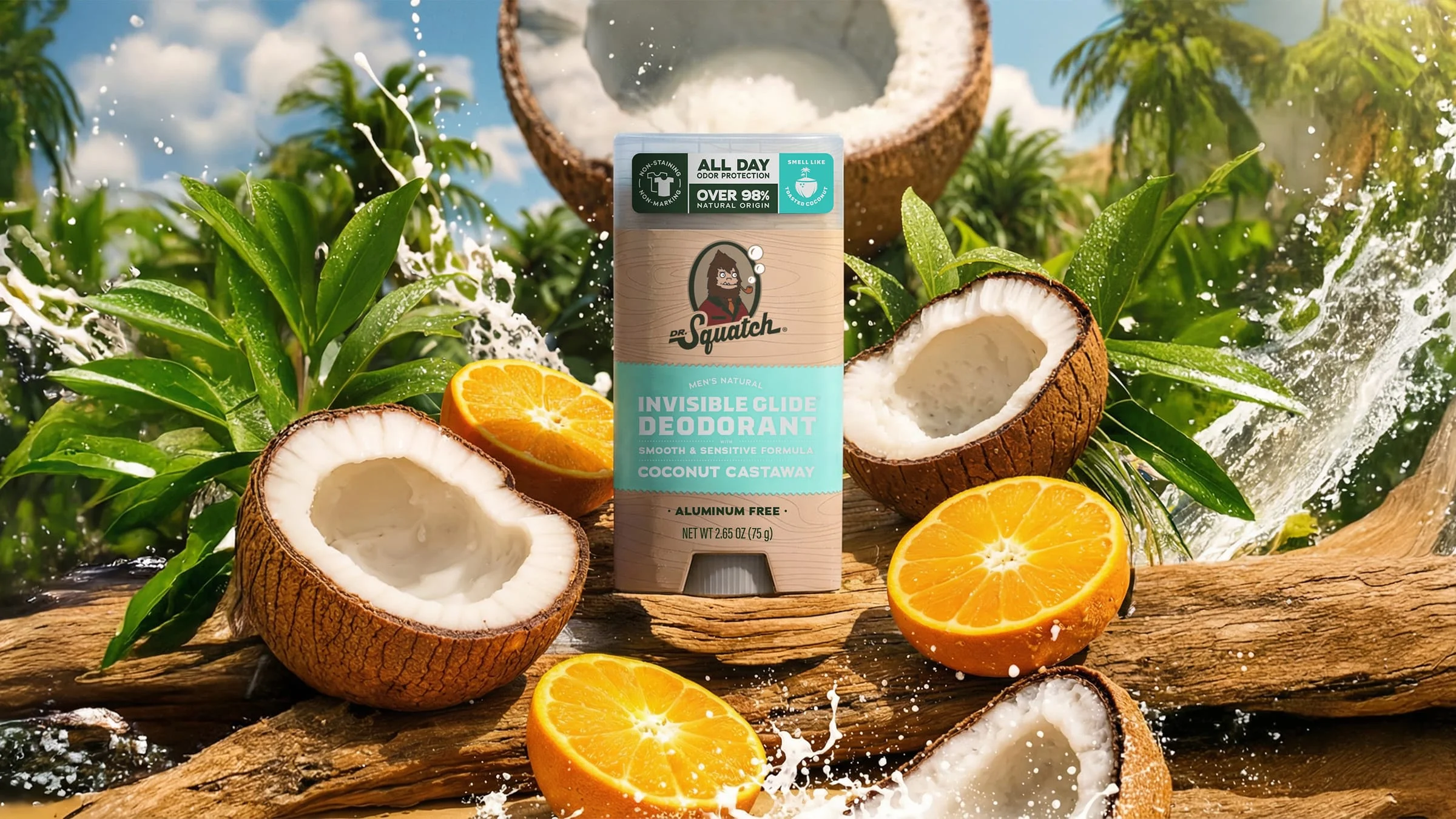 Coconut Castaway Invisible Glide Deodorant - Image 3