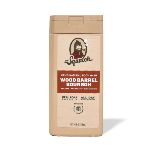 14 oz Wood Barrel Bourbon Body Wash